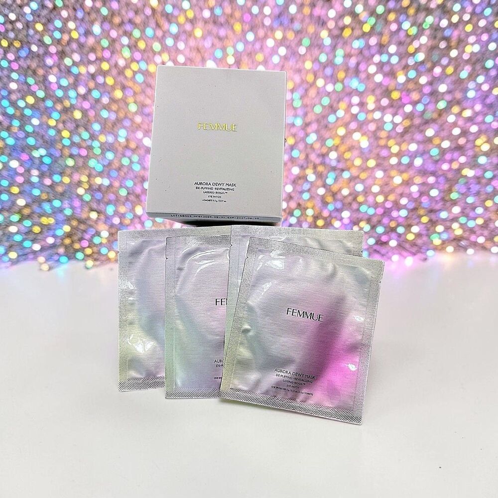 FEMMUE Aurora Dewy Eye Mask Patches 4.0 ct New in Box